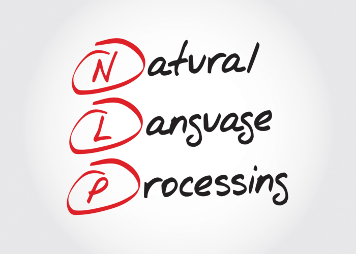 NLP Natural Language Processing, acronym business concept